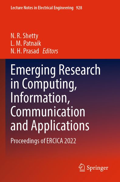 Emerging Research in Computing Information Communication and Applications