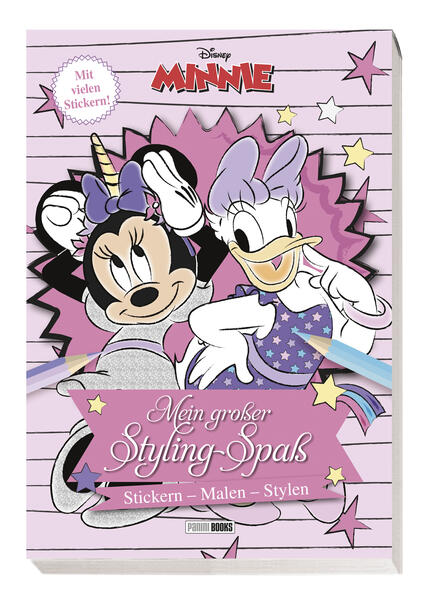 Disney Minnie: Mein großer Styling-Spaß: Stickern Malen Stylen