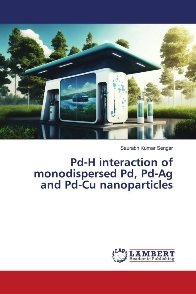 Pd-H interaction of monodispersed Pd Pd-Ag and Pd-Cu nanoparticles