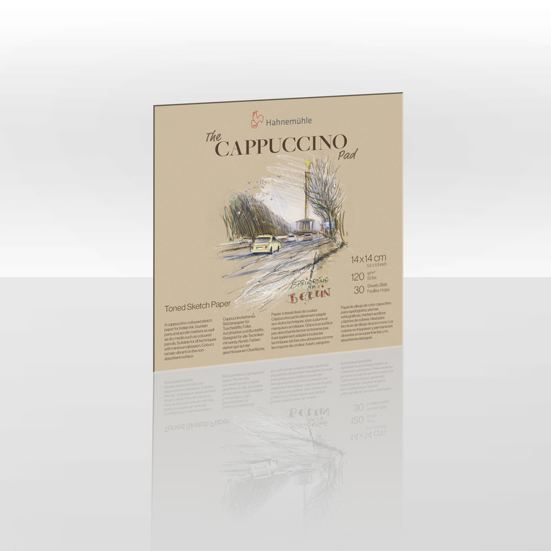 Hahnemühle Papier The Cappuccino Pad 14 x 14 cm 120 g/m²