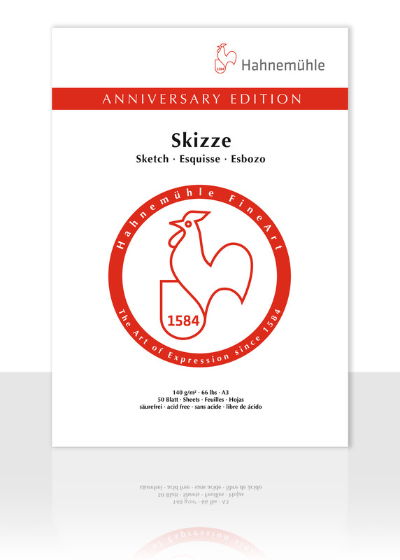 Hahnemühle Papier Anniversary Edition - Skizze DIN A3 140 g/m²