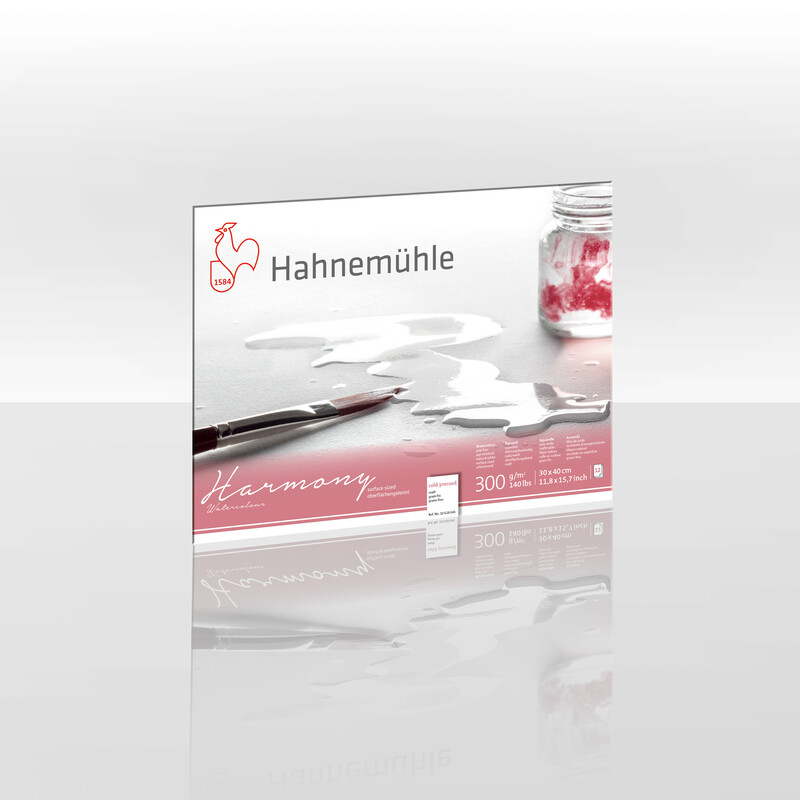 Hahnemühle Papier Harmony Watercolour 30 x 40 cm 300 g/m²