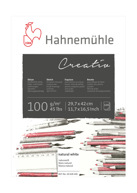 Hahnemühle Papier Creativ DIN A 3 100 g/m²