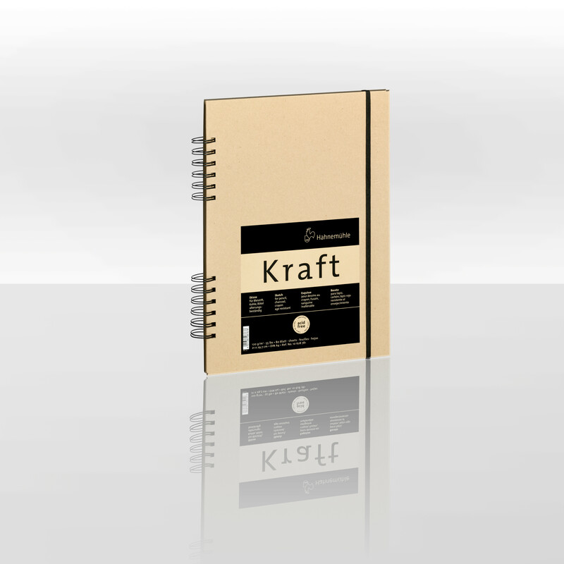 Hahnemühle Papier Kraftpapier Skizzenbuch DIN A 4 120 g/m²