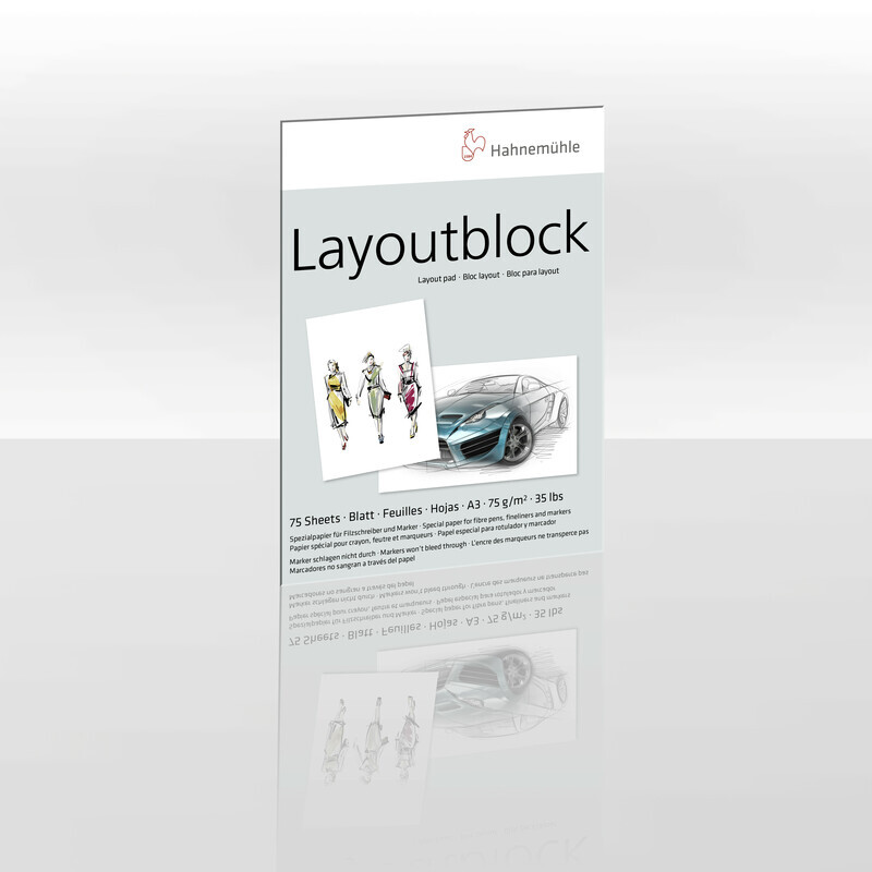 Hahnemühle Papier Layout-Block für Comic & Illustration DIN A 3 75 g/m²