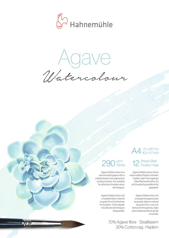 Hahnemühle Papier Agave Watercolour DIN A4 290 g/m²