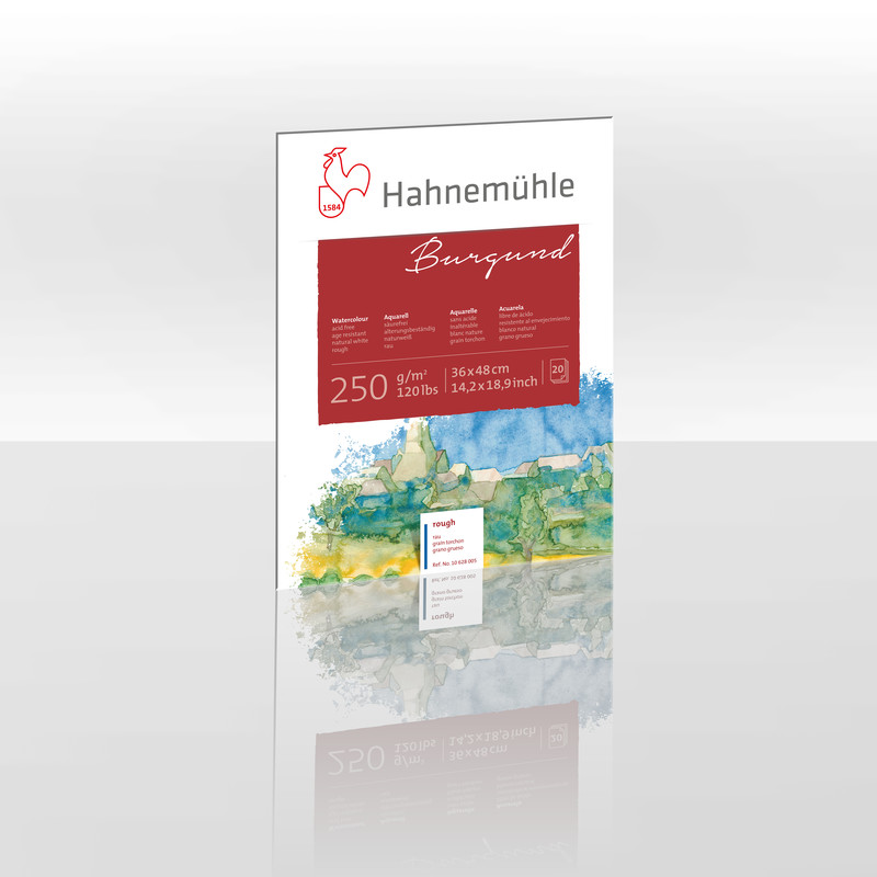 Hahnemühle Papier Burgund 36 x 48 cm 250 g/m²