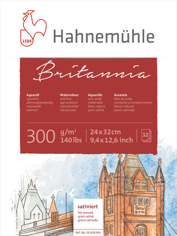 Hahnemühle Papier Britannia 24 x 32 cm 300 g/m²