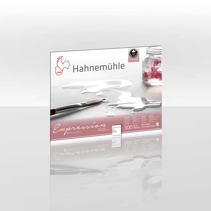 Hahnemühle Papier Expression Watercolour 40 x 50 cm 300 g/m²