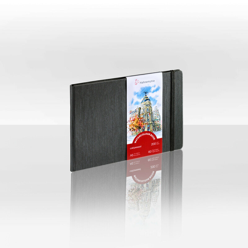 Hahnemühle Papier Watercoulour Book 200g/m² DIN A 5 Querformat 200 g/m²