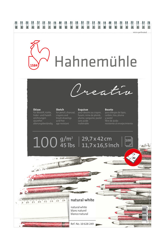 Hahnemühle Papier Creativ DIN A 3 100 g/m²