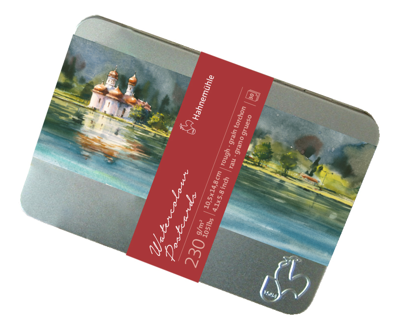 Hahnemühle Papier Aquarellpostkarten 105 x 148 mm 230 g/m²