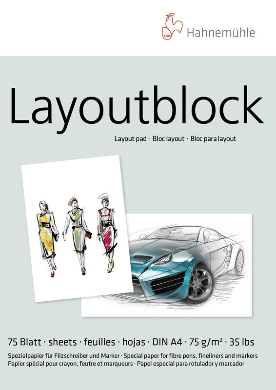 Hahnemühle Papier Layout-Block für Comic & Illustration DIN A 4 75 g/m²