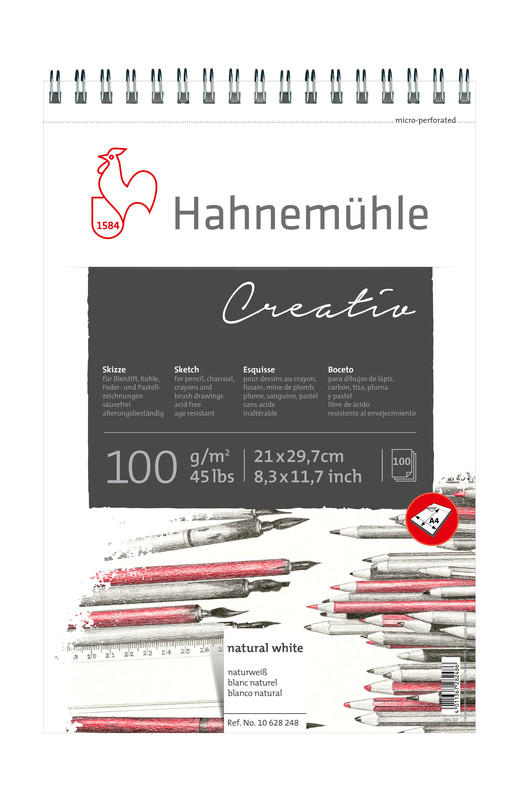 Hahnemühle Papier Creativ DIN A 4 100 g/m²