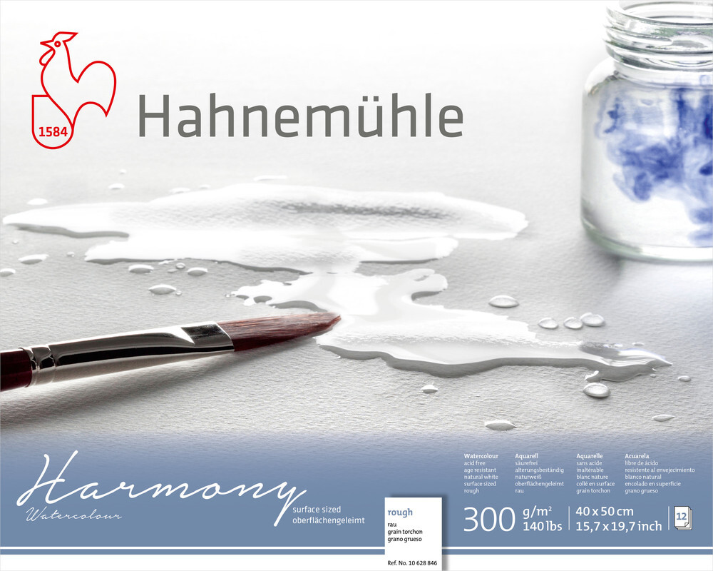 Hahnemühle Papier Harmony Watercolour 40 x 50 cm 300 g/m²