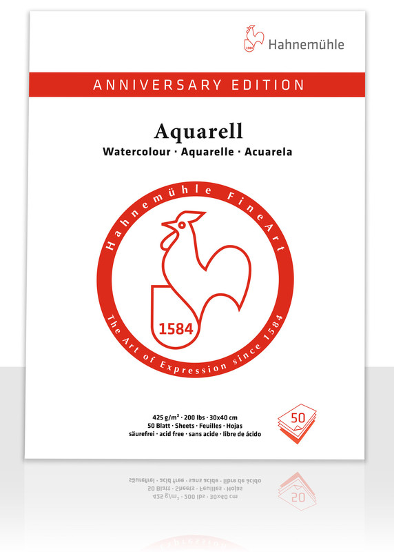 Hahnemühle Papier Anniversary Edition - Aquarell 30 x 40 cm 425 g/m²