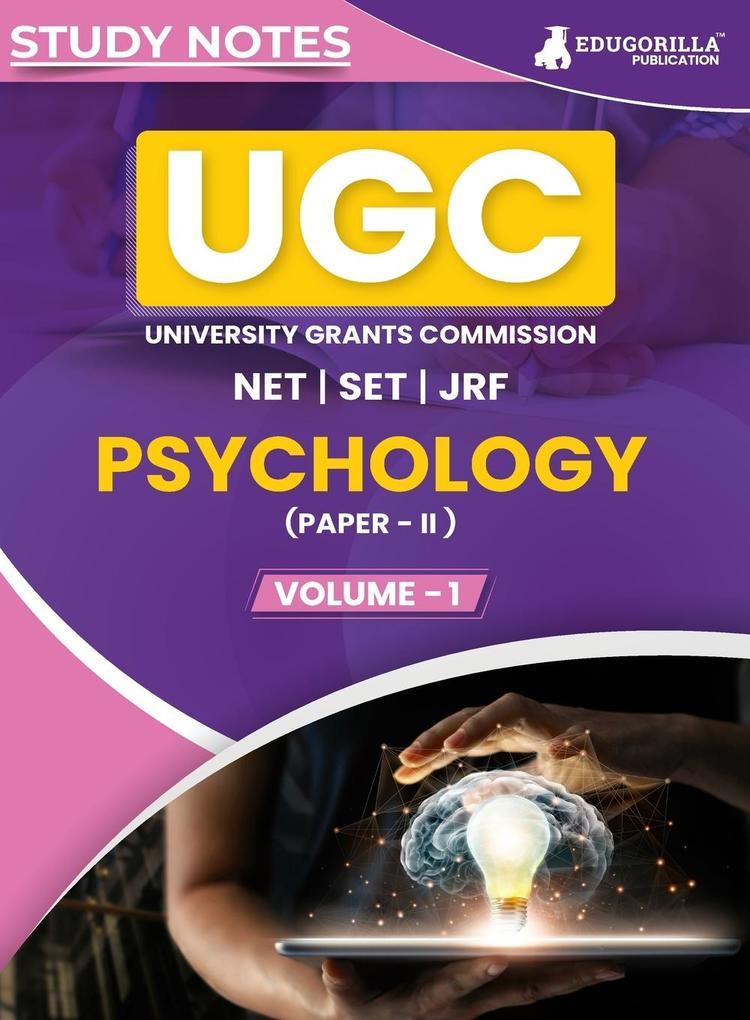 UGC NET Paper II Psychology (Vol 1) Topic-wise Notes (English Edition) | A Complete Preparation Study Notes with Solved MCQs