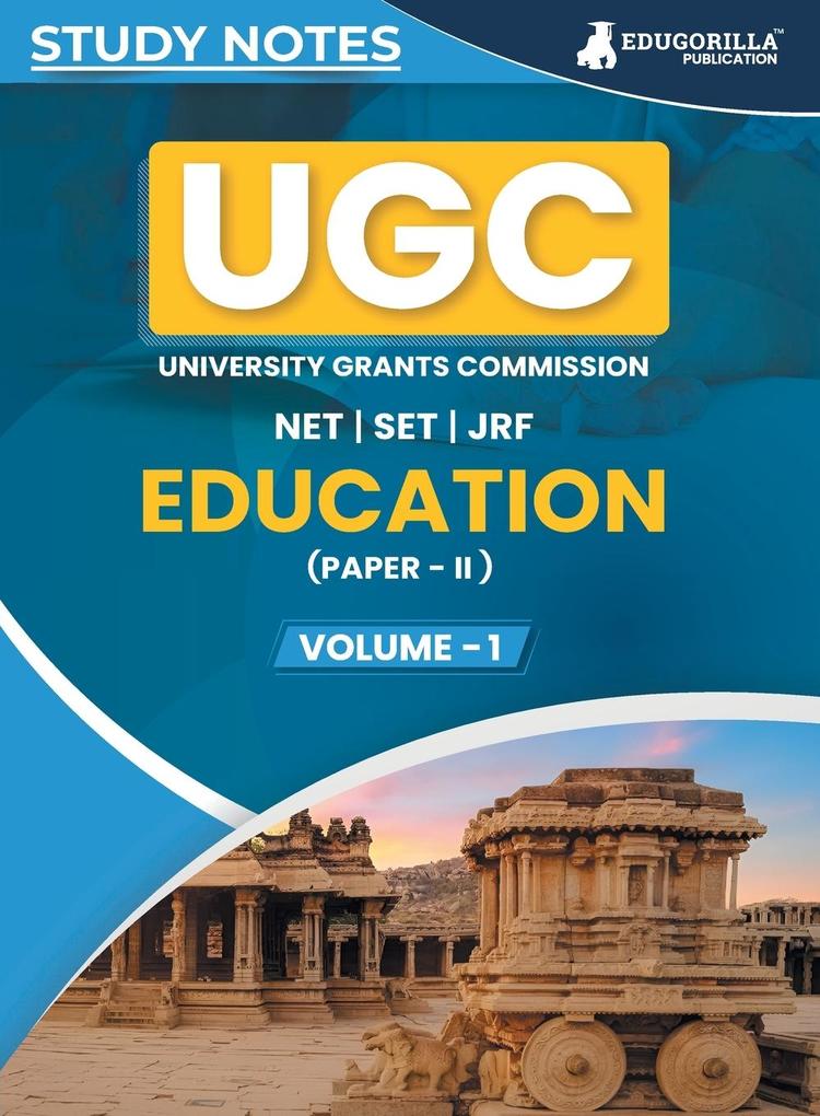 UGC NET Paper II Education (Vol 1) Topic-wise Notes (English Edition) | A Complete Preparation Study Notes with Solved MCQs