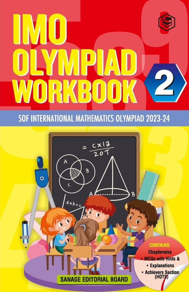 SPH International Mathematics Olympiad (IMO) Workbook for Class 2 - MCQs Previous Years Solved Paper and Achievers Section - SOF Olympiad Preparation Books For 2023-2024 Exam