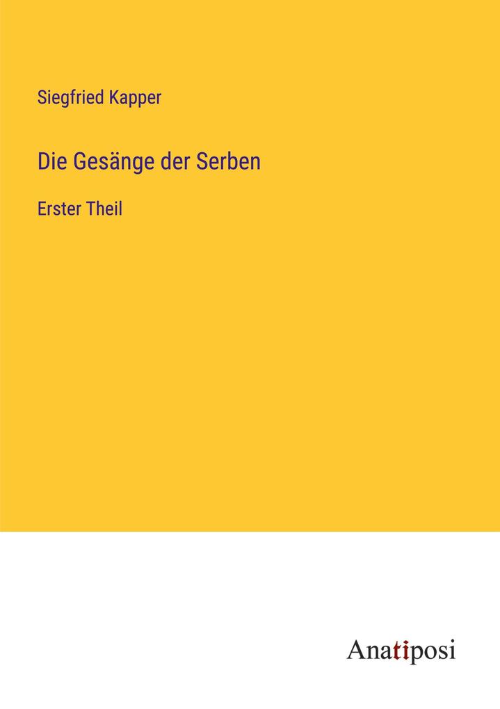 Die Gesänge der Serben