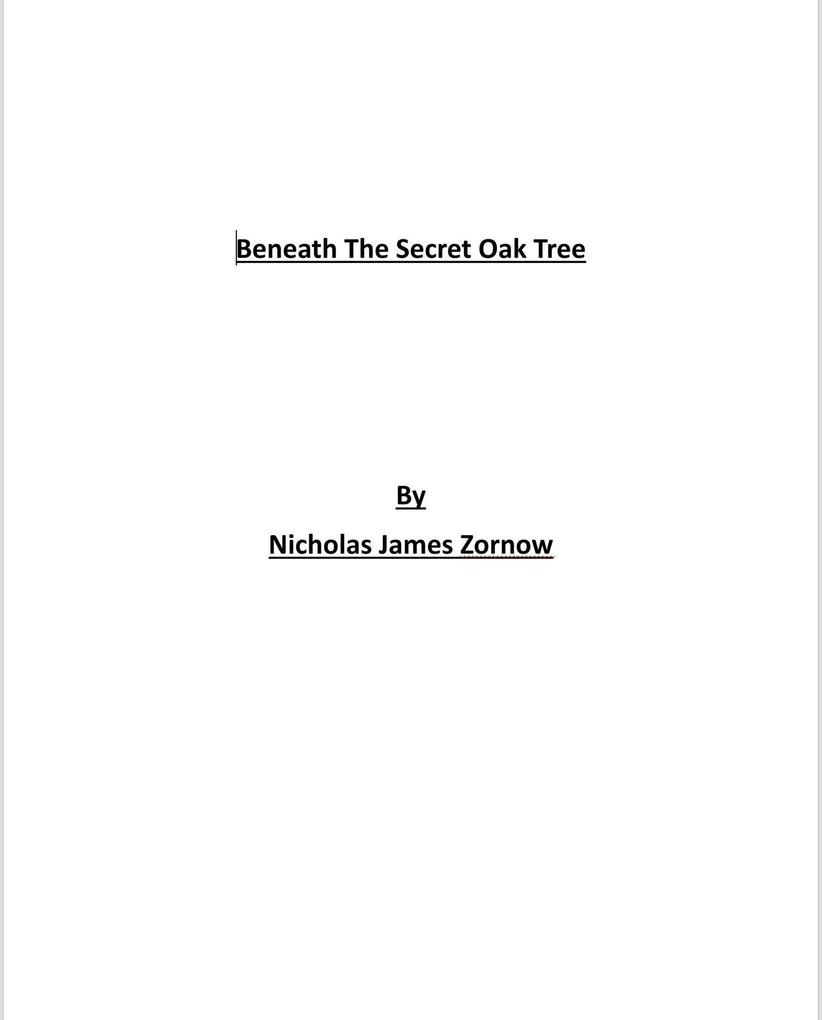 Beneath The Secret Oak Tree