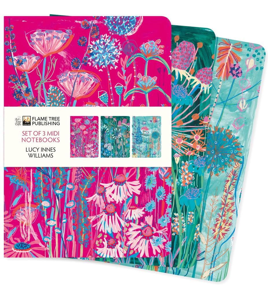 Lucy Innes Williams Set of 3 MIDI Notebooks