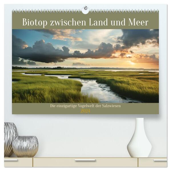 Biotop zwischen Land und Meer (hochwertiger Premium Wandkalender 2024 DIN A2 quer) Kunstdruck in Hochglanz