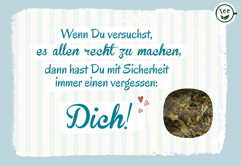 Wenn Du versuchst es allen recht zu machen ...
