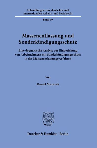 Massenentlassung und Sonderkündigungsschutz.