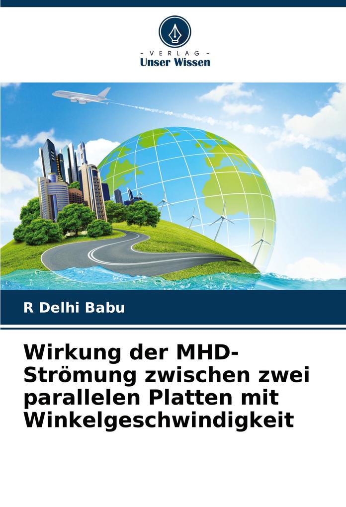 Wirkung der MHD-Strömung zwischen zwei parallelen Platten mit Winkelgeschwindigkeit