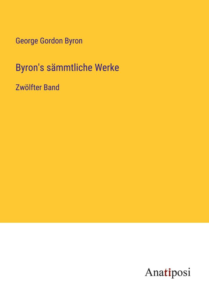 Byron's sämmtliche Werke