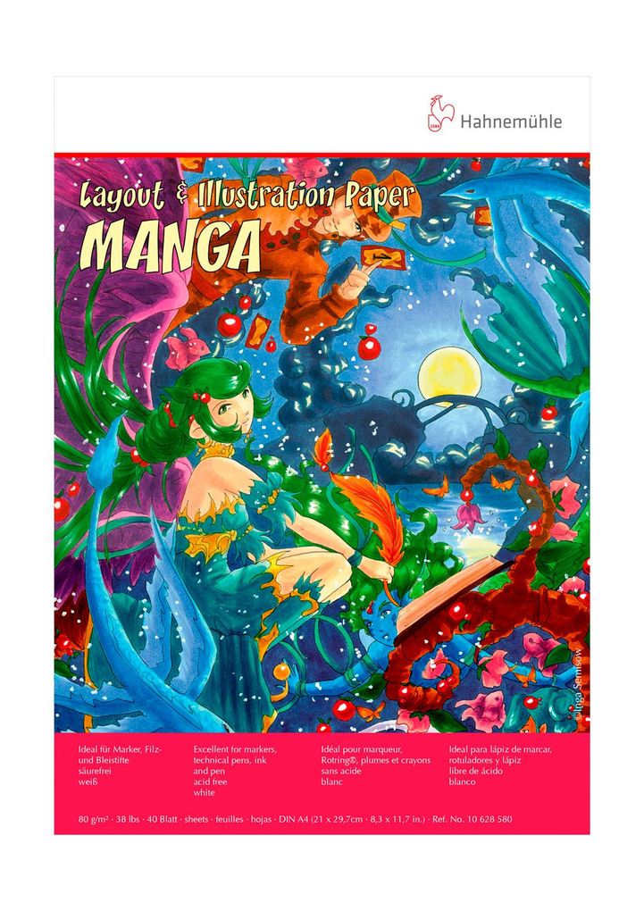 Hahnemühle Papier Manga Layout & Illustration DIN A 4 80 g/m²