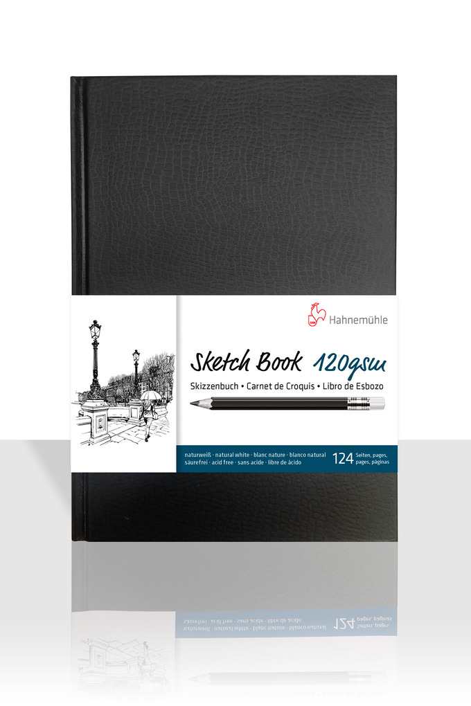 Hahnemühle Papier Sketch Book 120 DIN A 4 Hochformat 120 g/m²