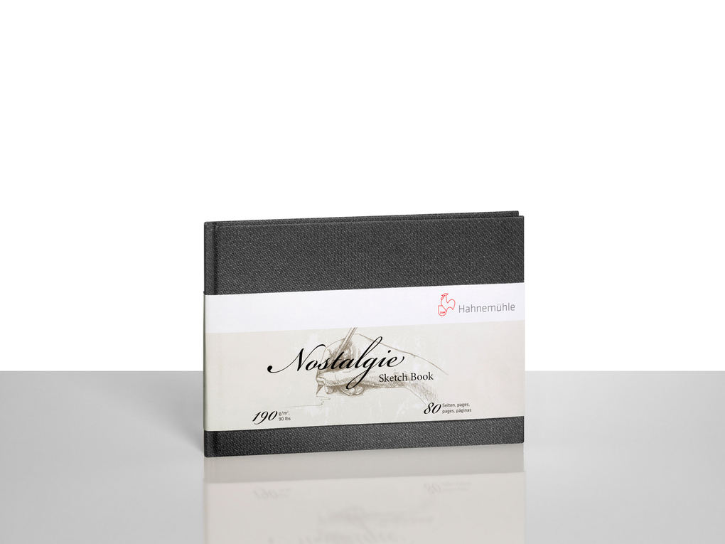 Hahnemühle Papier Nostalgie Skizzenbuch DIN A 6 Querformat 190 g/m²