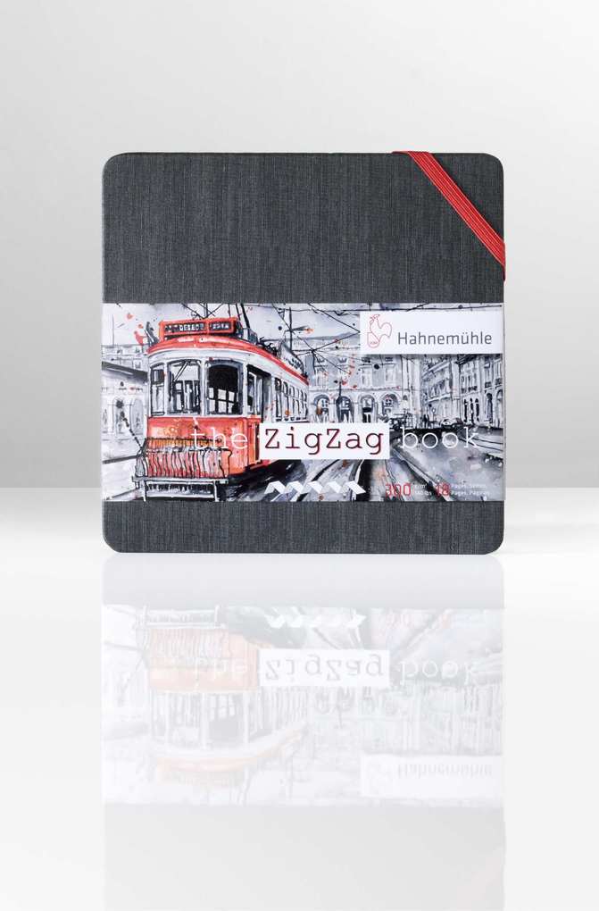 Hahnemühle Papier the ZigZag book 14 x 14 cm 300 g/m²