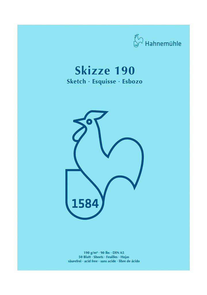 Hahnemühle Papier Skizze 190 DIN A 5 190 g/m²
