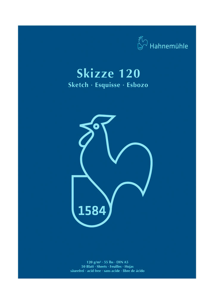 Hahnemühle Papier Skizze 120 DIN A 5 120 g/m²