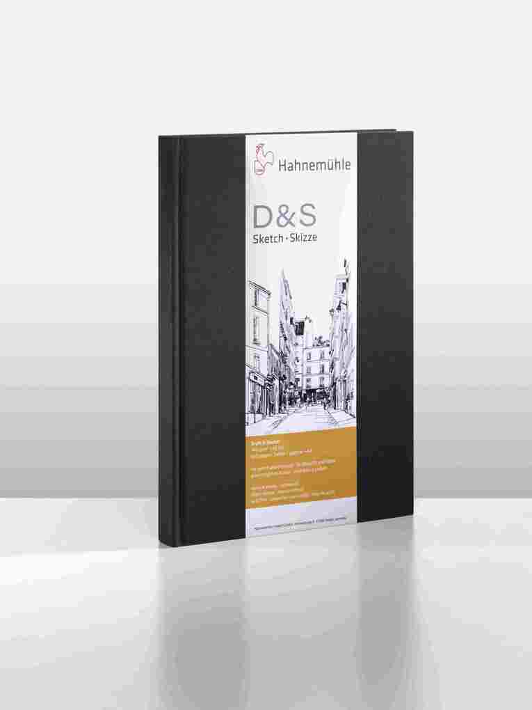 Hahnemühle Papier Skizzenbuch D&S DIN A 6 Hochformat 140 g/m²