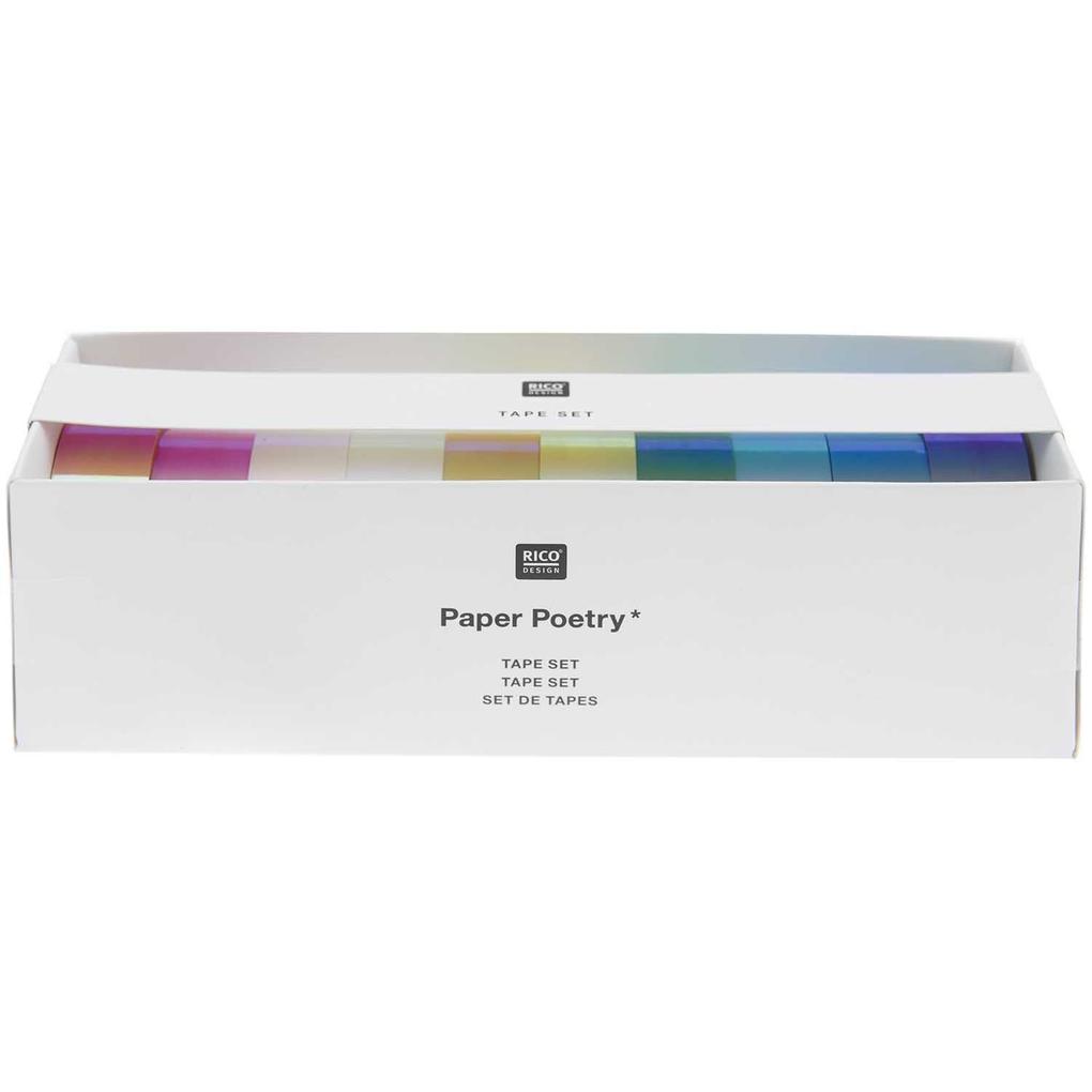Tape Set Mirror Rainbow 10 Stk. 15 cm x 5 m