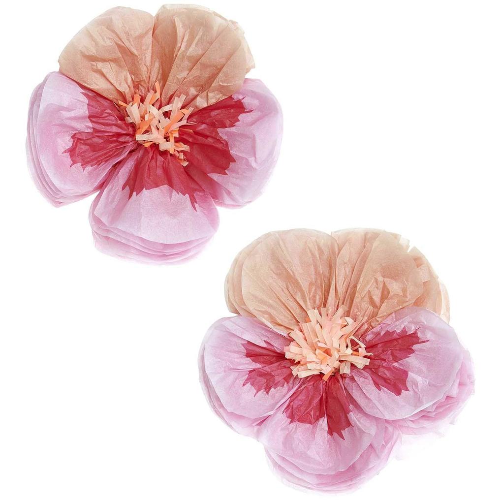 Seidenpapierblumen Stiefmütterchen Pink M FSC MIX Ø 20 cm 2 Stk