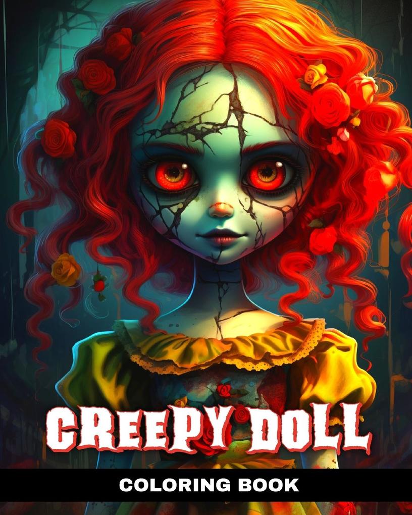 Creepy Doll Coloring Book