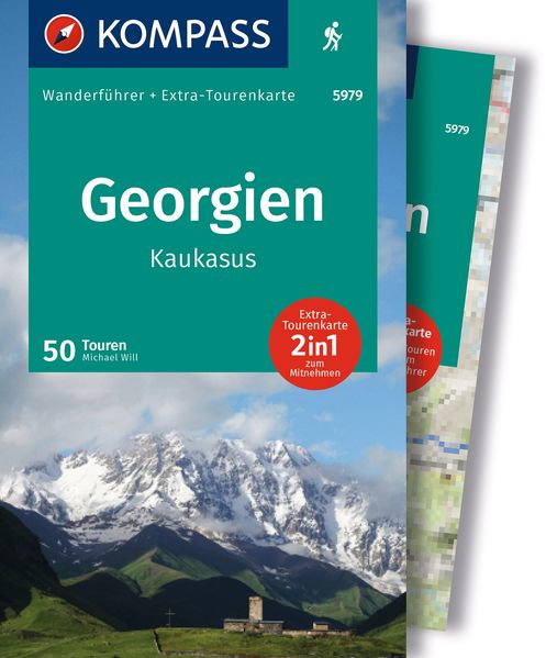 KOMPASS Wanderführer Georgien Kaukasus 50 Touren mit Extra-Tourenkarte