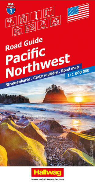 USA Pacific Northwest Nr. 01 Strassenkarte 1:1Mio.