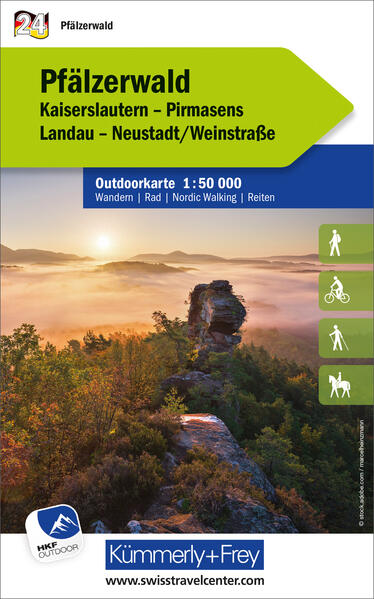 Pfälzerwald Nr. 24 Outdoorkarte 1:50‘000