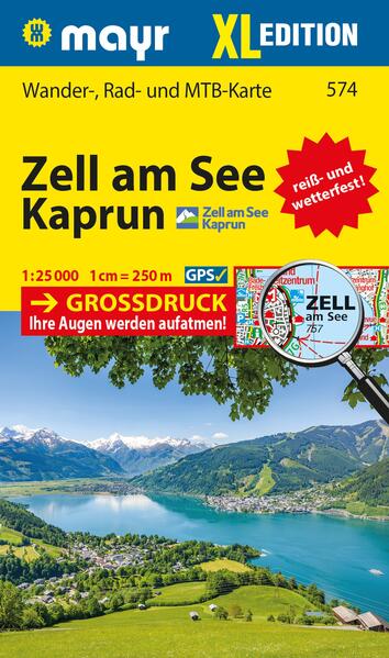 Mayr Wanderkarte Zell am See Kaprun XL 1:25.000