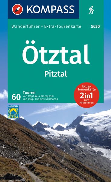 Kompass Karten GmbH Kompass Wanderführer Ötztal Pitztal 60 Touren Mit Extra-Tourenkarte
