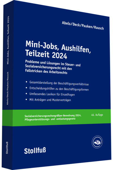 Mini-Jobs Aushilfen Teilzeit 2024