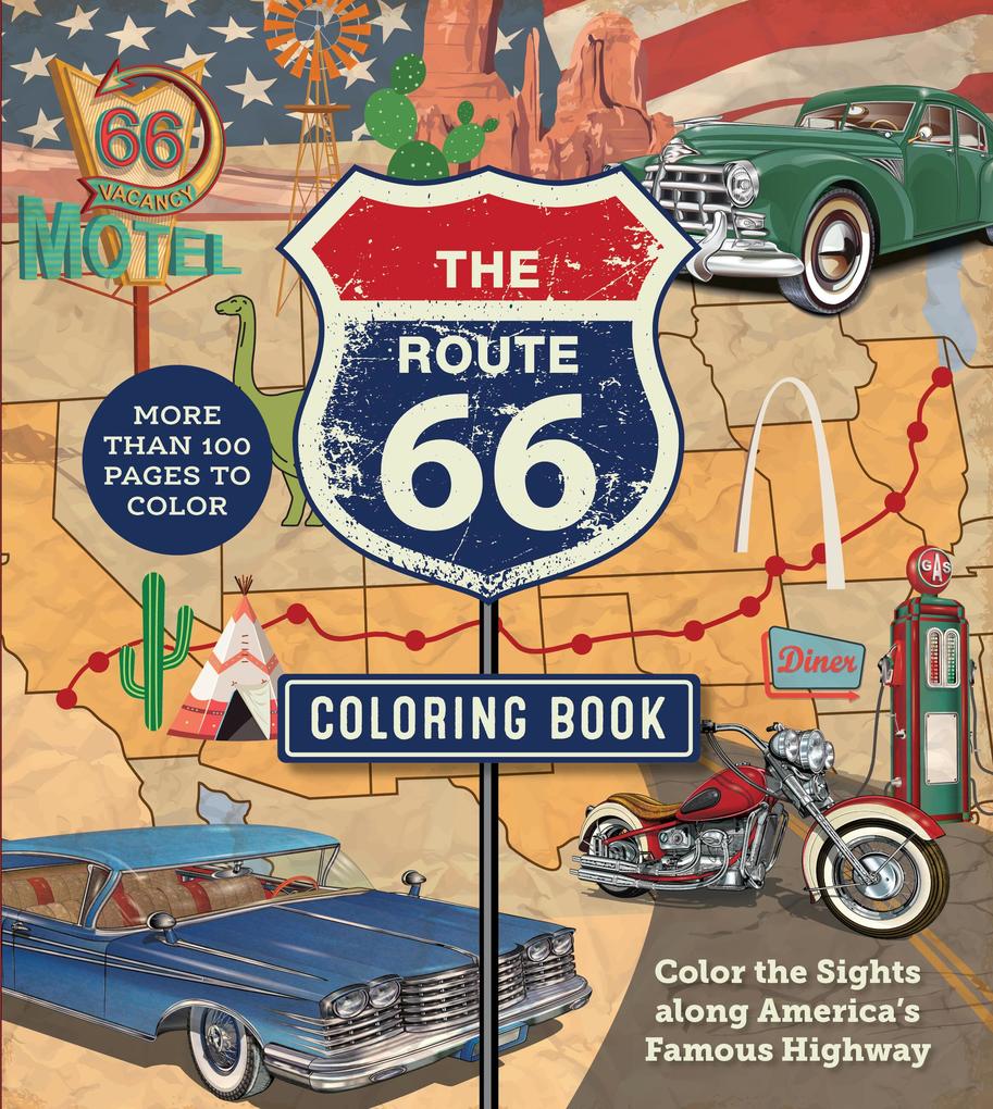 The Route 66 Coloring Book