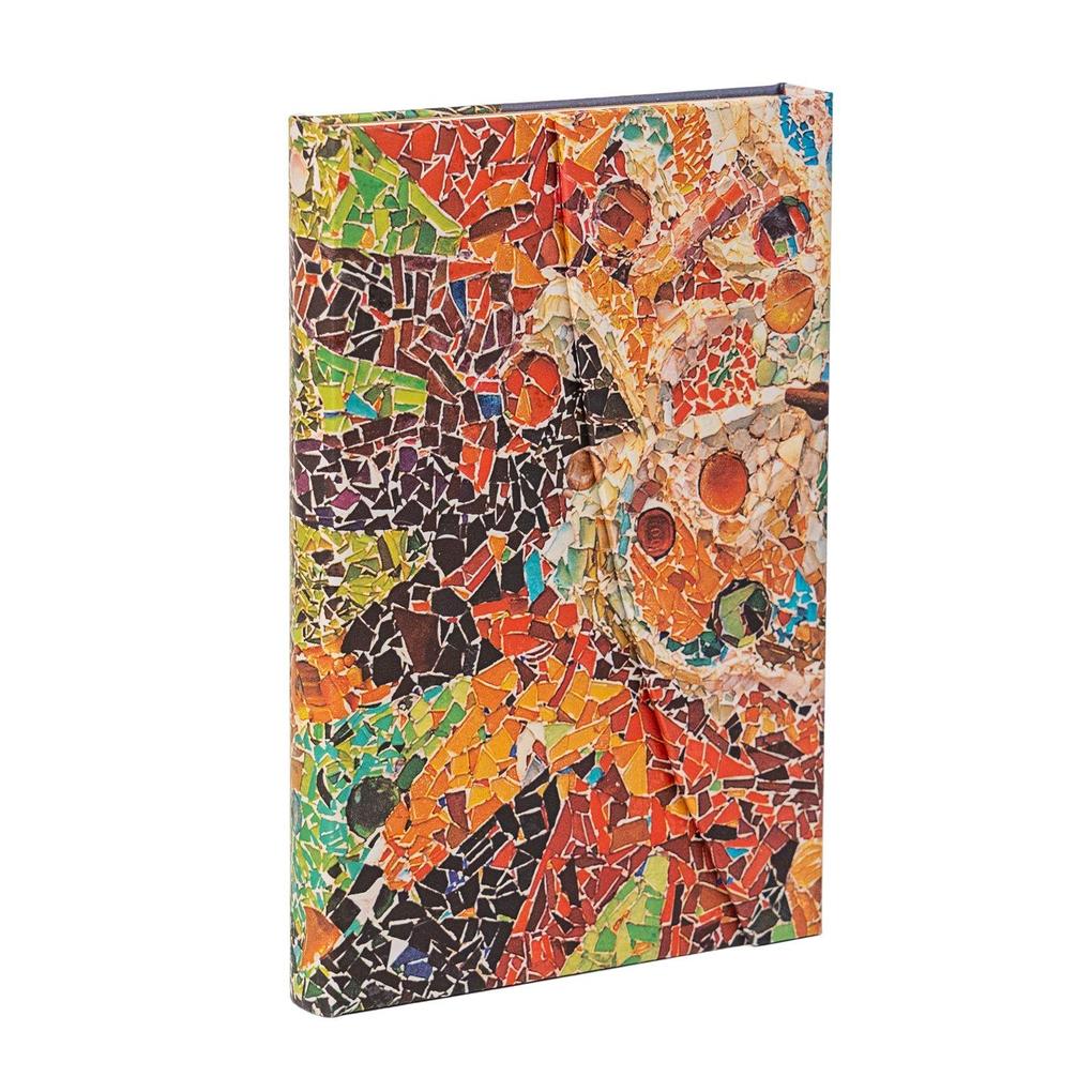 Gaudi's Sun (Gaudi's Mosaics) Mini Lined Hardback Journal (Wrap Closure)