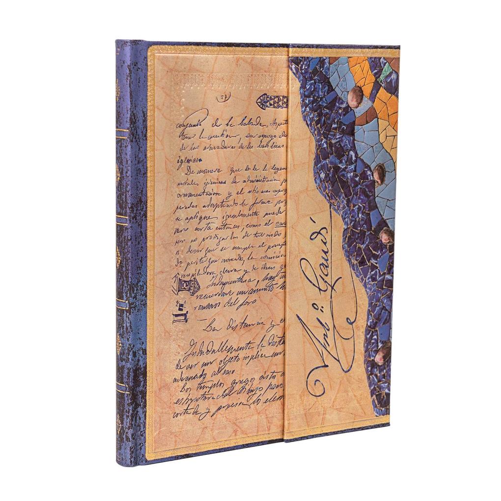 Gaudi The Manuscript of Reus (Embellished Manuscripts Collection) Ultra Lined Hardback Journal (Elastic Band Closure)